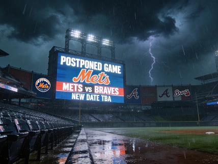 Rain Forces Mets-Braves Postponement, Doubleheader Alters Ticket Policy FinancialSumo