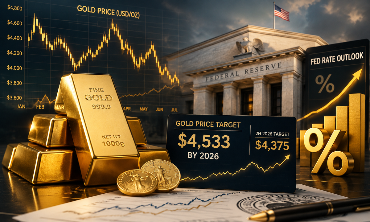 Bernstein Raises Gold Price Target as Fed Rate Outlook Shifts FinancialSumo